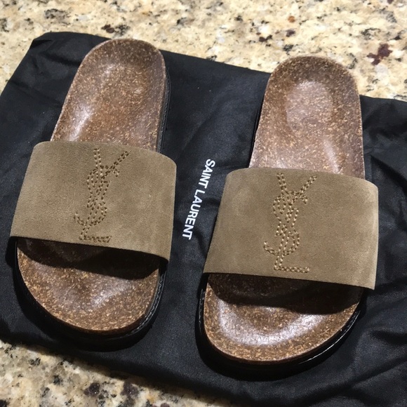 Saint Laurent Shoes - Saint Laurent Joan slides sandals